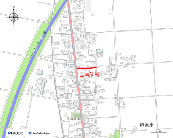 （耐震）配水管更新工事（内表工区）