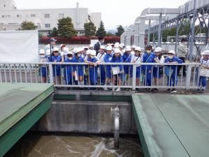 浄化センター見学の様子③