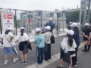 屋外での見学の様子（４）