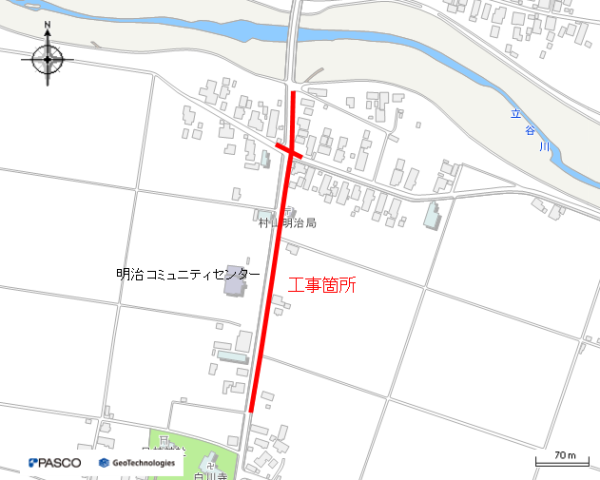 （耐震）配水準幹線更新工事（渋江工区ほか）に伴う路線復旧工事