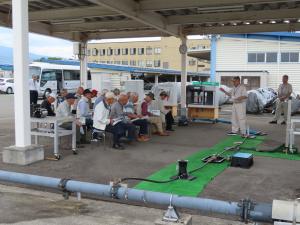 水回りのトラブルの対応を聞く参加者