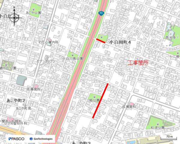 汚水管渠更生工事（妙見寺　地内ほか　第5102工区）