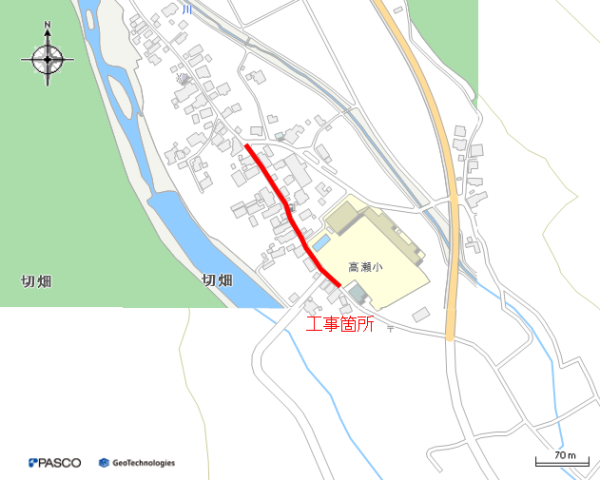 （耐震）配水管更新工事（下東山工区）に伴う路面復旧工事
