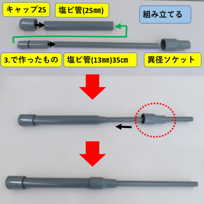 本体を組み立てる