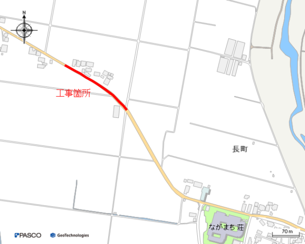 （耐震）配水管更新工事（境田町工区）に伴う路面復旧工事
