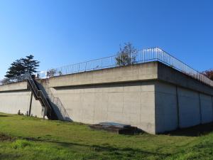 平成5年に整備された配水池