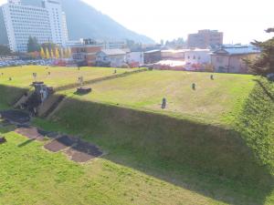 上から見た配水池