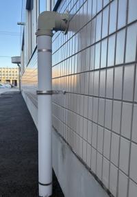 水道管に保温材を巻く