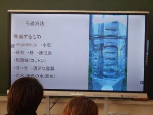 児童がパワーポイントで作成した発表のパネル(2)