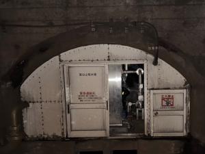 面白山取水場入口