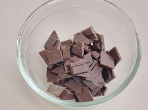 細かくしたチョコレート
