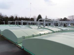 処理場（最初沈でん池）