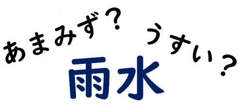 雨水