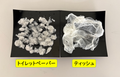 トイレットペーパーとティッシュ