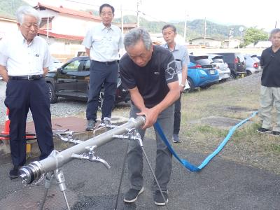 ホースの接続