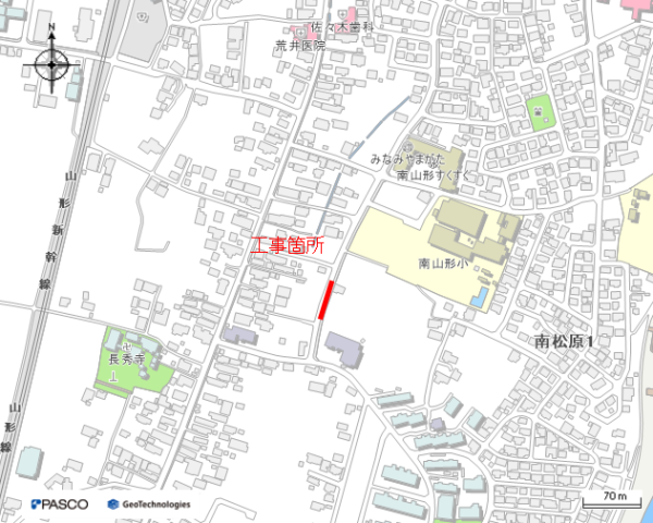 開発行為に伴う汚水管整備工事(松原 第2313工区)