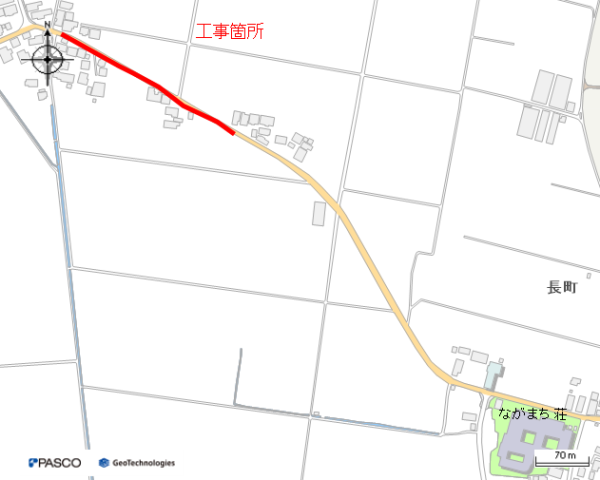(耐震)配水管更新工事(沖町工区ほか)に伴う路面復旧工事