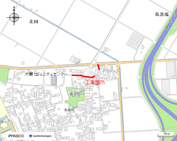 (耐震)配水管更新工事(中野工区)